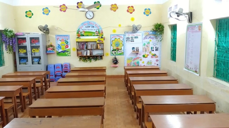 Tham khảo các mẫu trang trí tường lớp học đẹp, phù hợp