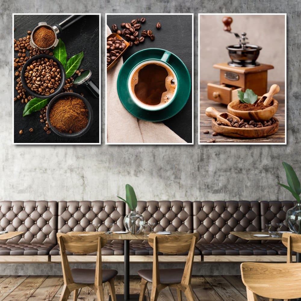Nên chọn phong cách trang trí tường quán cafe phù hợp với không gian tổng thể