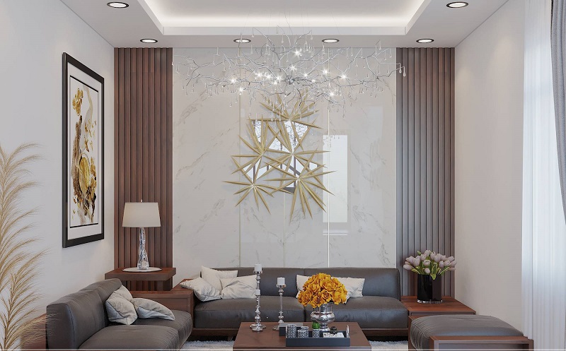 Lợi ích của việc trang trí tường sau sofa