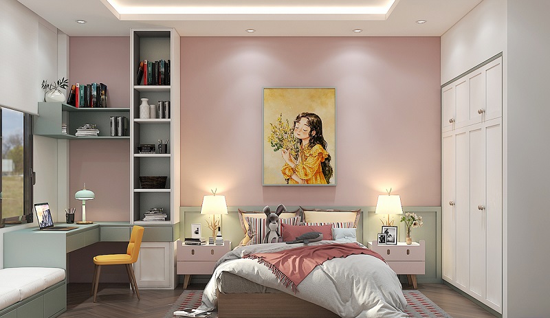 Ý tưởng trang trí phòng ngủ - chọn màu sắc phù hợp